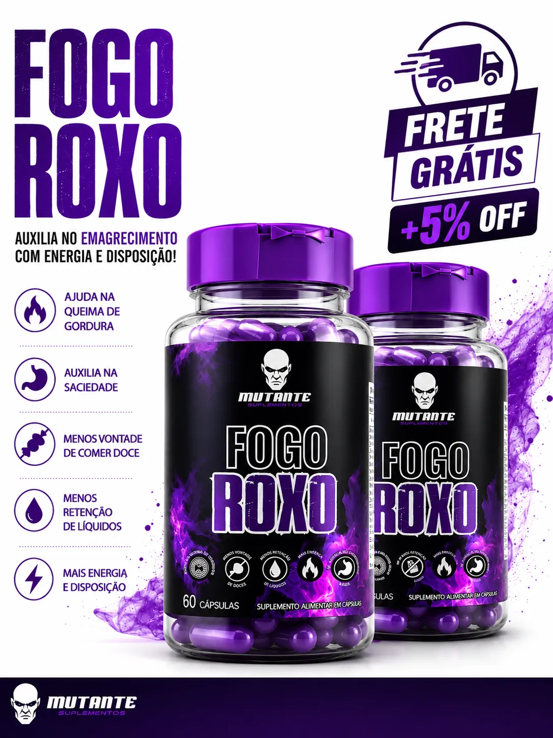 Fogo Roxo — 2 unidades